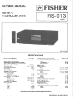 Fisher RS-913 - Service Manual 